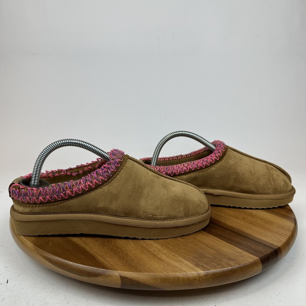 New Big Kids Steve Madden‎ Jordy Chestnut Lined Comfort Casual Slippers Size 5 Y